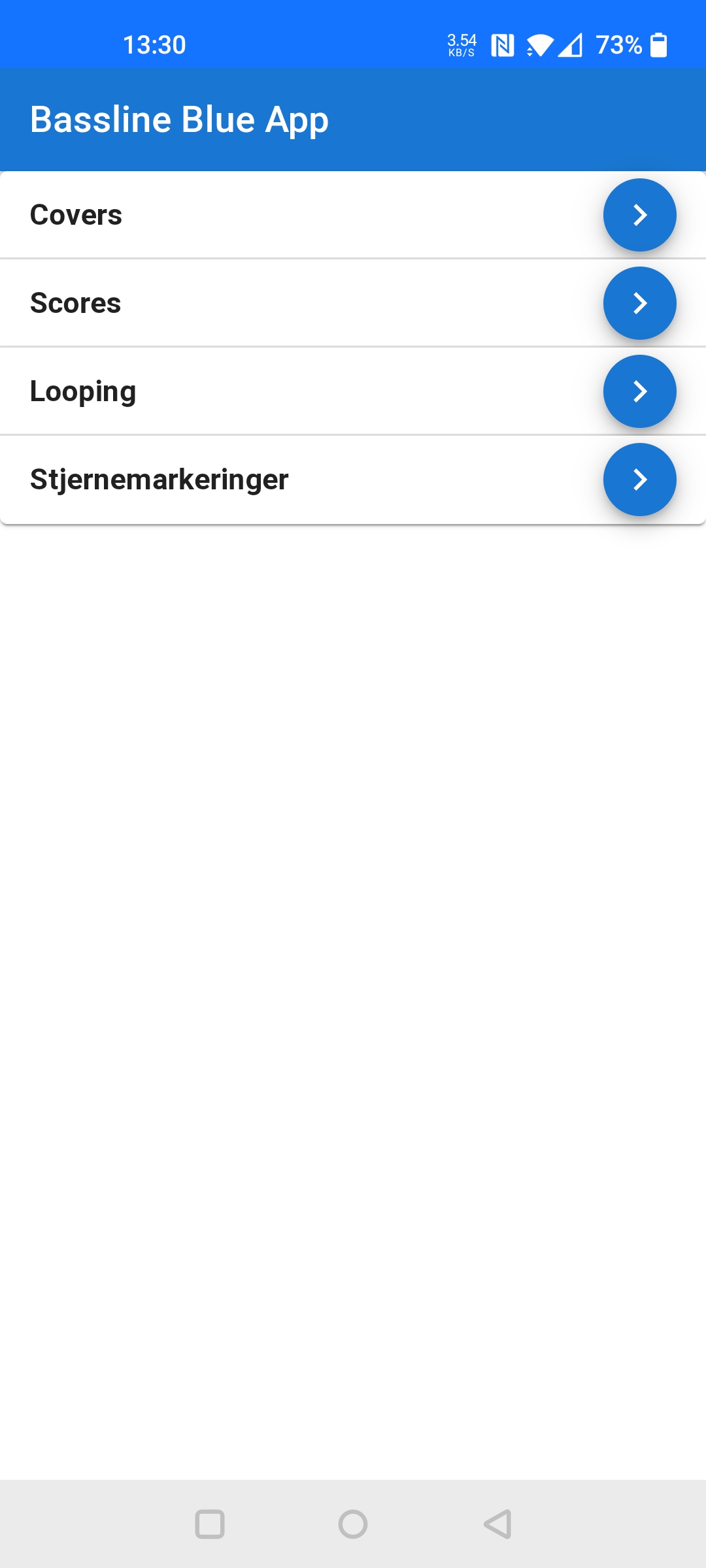 Blue Bassline App screenshot